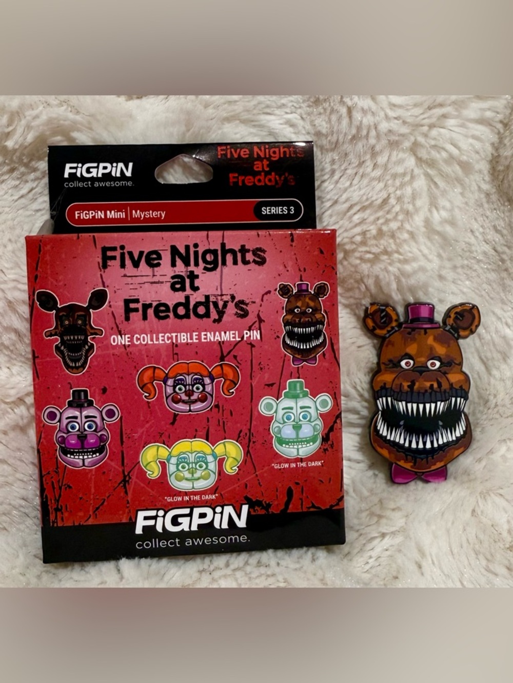 Rare FiGPiN Five Nights At Freddy's Blind Box Enamel Pin